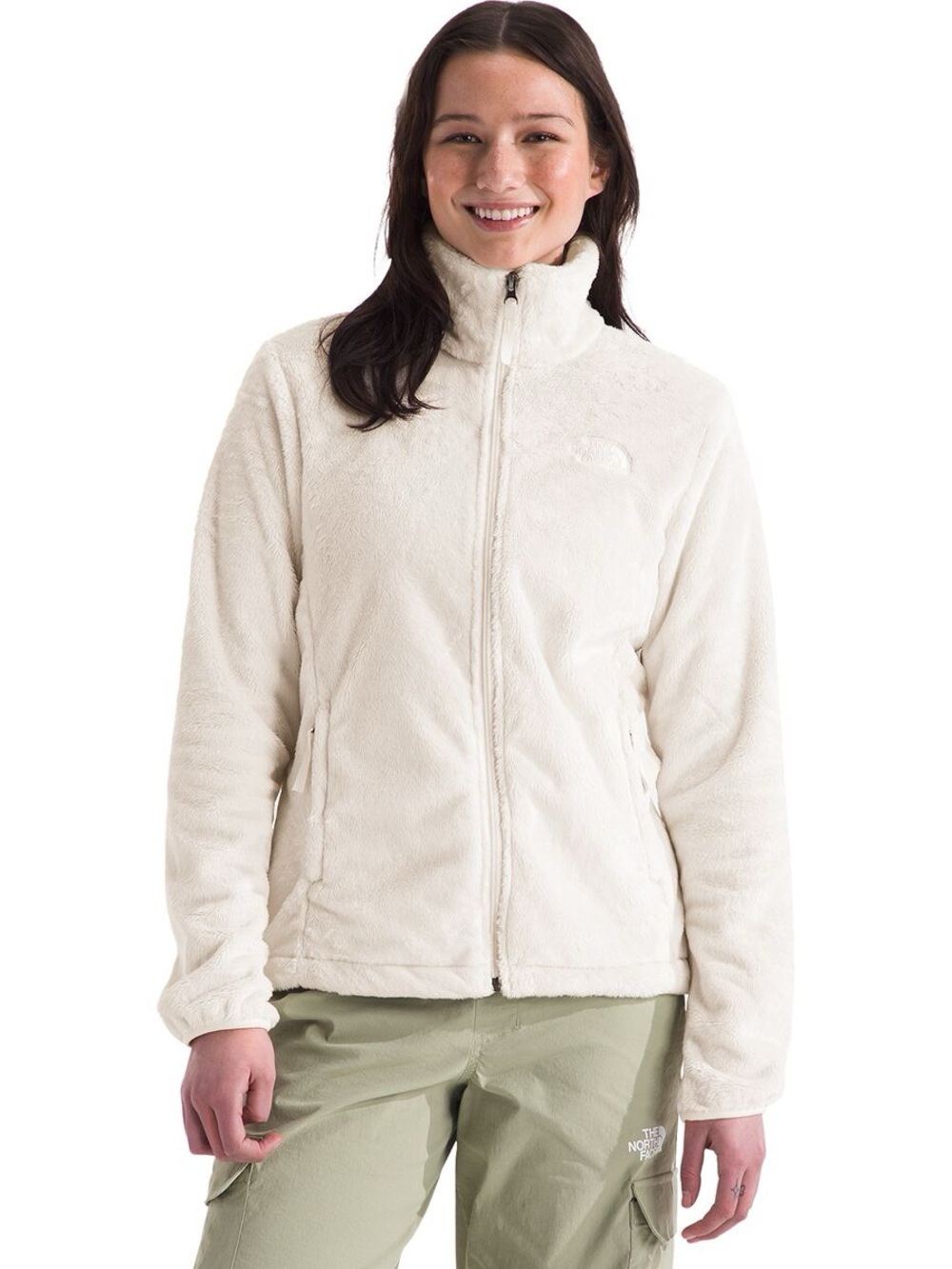 The North Face Osito Ivory Teddy Fleece Full-Zip Jacket